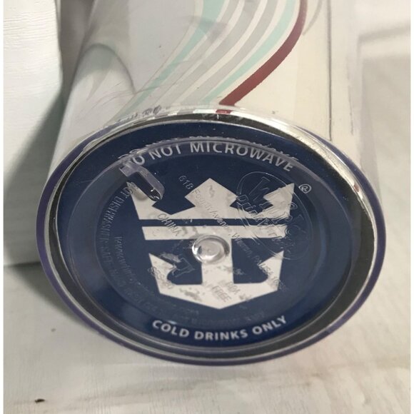 Coca-Cola & Royal Caribbean Travel Tumbler 16oz Insulated Cup With Lid - Picture 7 of 9